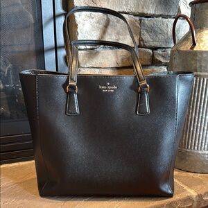 Kate Spade Black Tote Bag Sleek and Structured